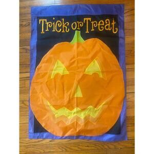 Halloween Pup kin Outdoor Flag Yard Large Jetmax